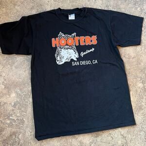 Hooters Black Crewneck Short Sleeve T-Shirt, Men's size XL